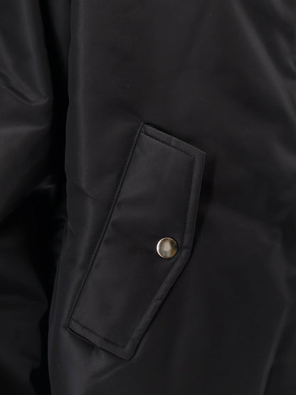 The Frankie Shop Astra nylon jacket - Black