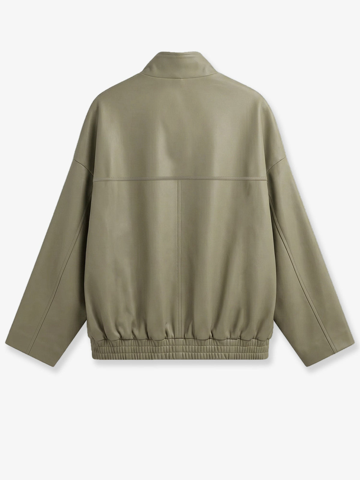 The Frankie Shop Veren faux leather jacket - Sage