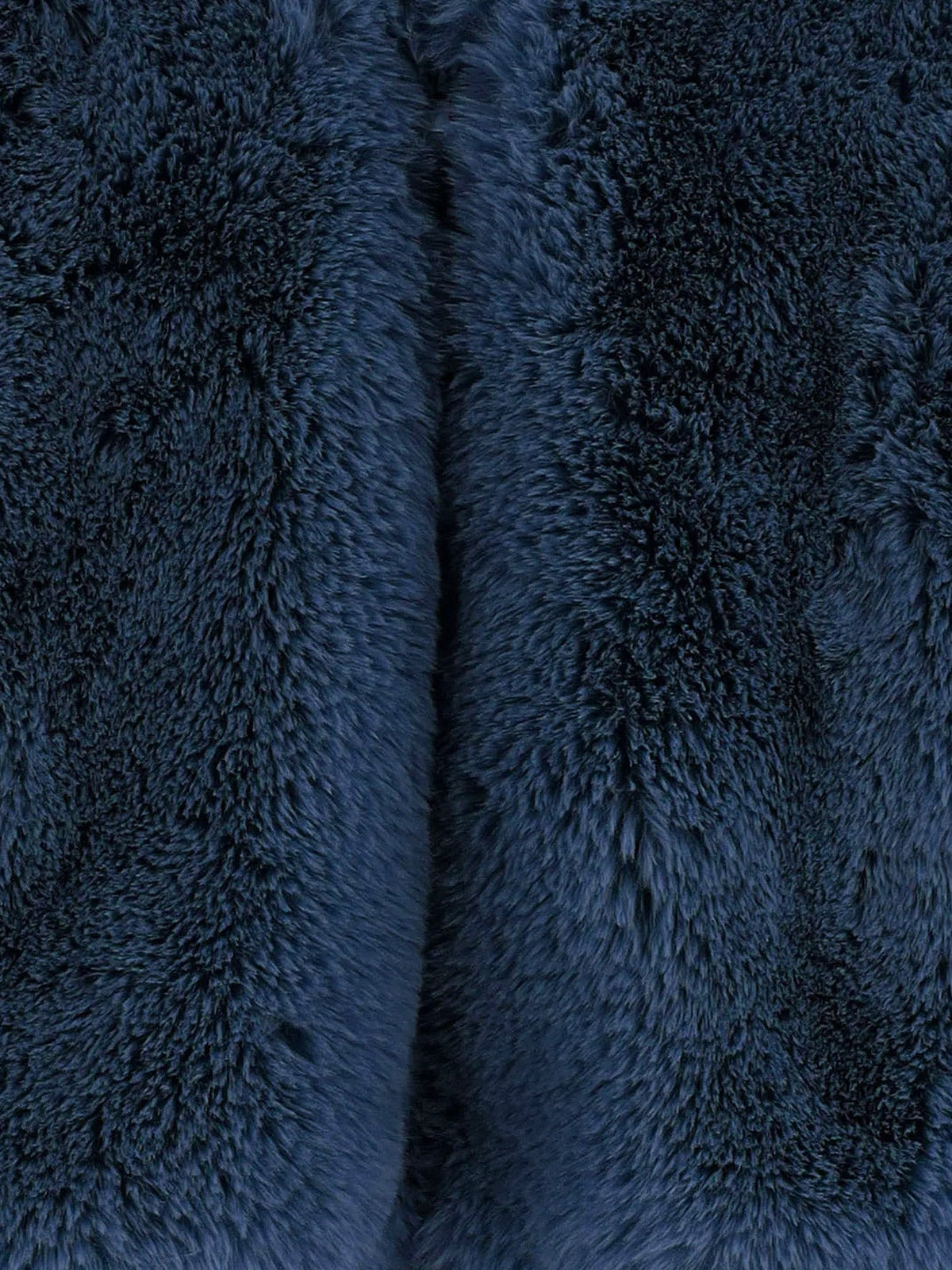 The Frankie Shop Senna faux fur jacket - Navy
