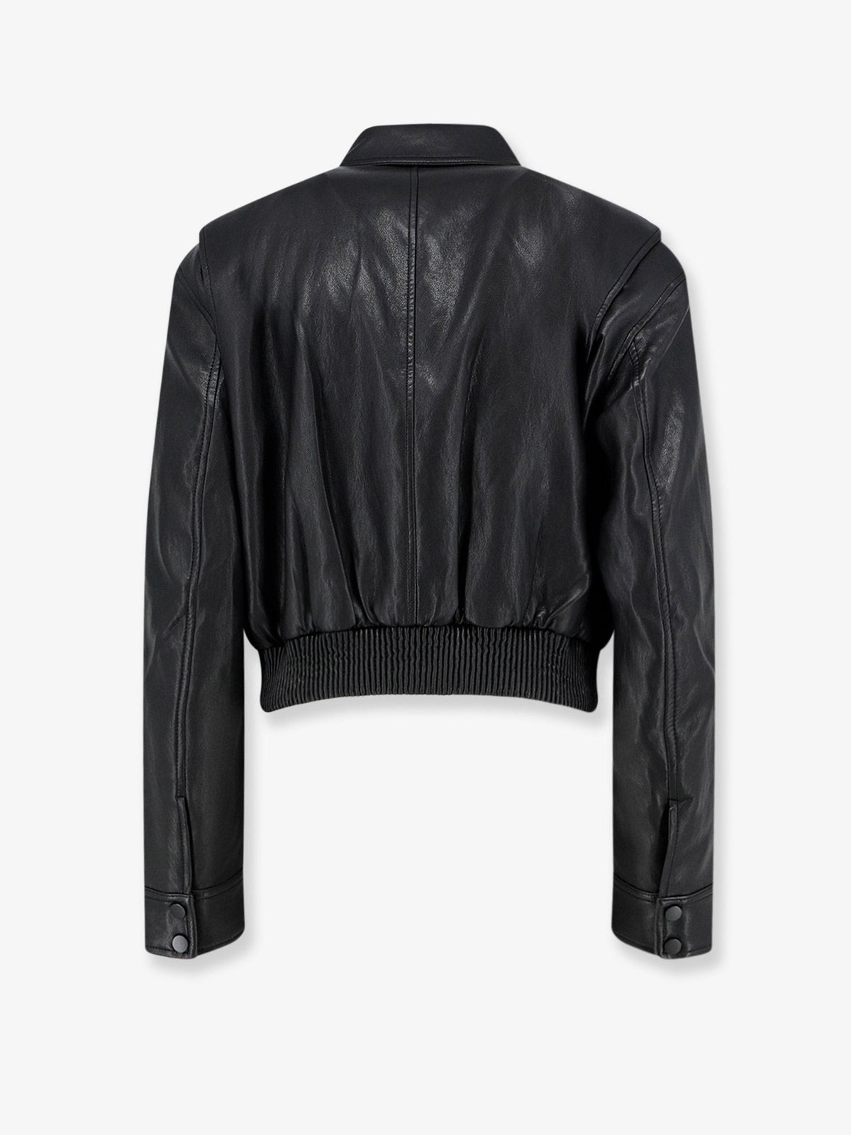 The Frankie Shop Faux leather jacket - Black