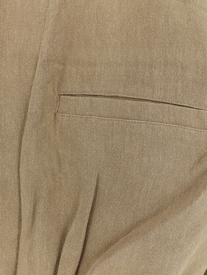 The Frankie Shop Marvin viscose and linen jumpsuit - Brown
