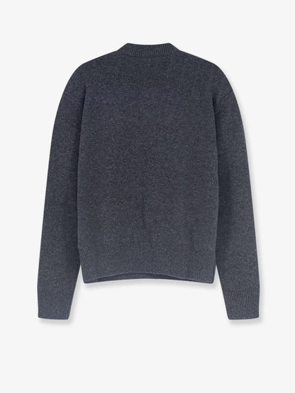 The Frankie Shop Rafaela menino wool and cashmere sweater - Dark Grey Melange