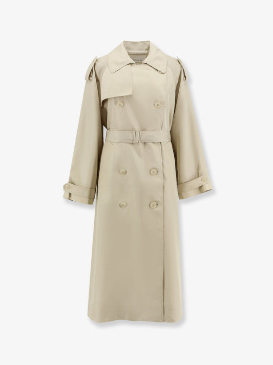 The Frankie Shop Veyron double-breasted trench - Beige