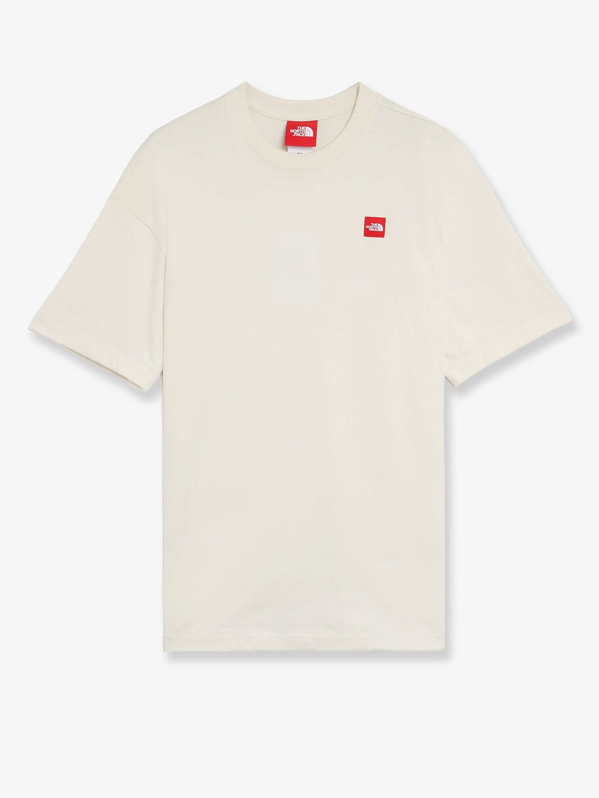 The North Face Cotton T-shirt with front logo patch - Whitedune