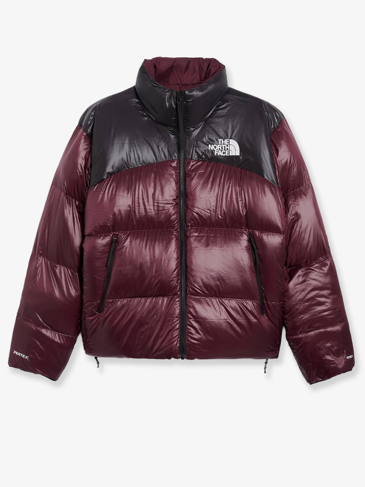 The North Face Pertex Nuptse reversible nylon down jacket - Deepburgundy