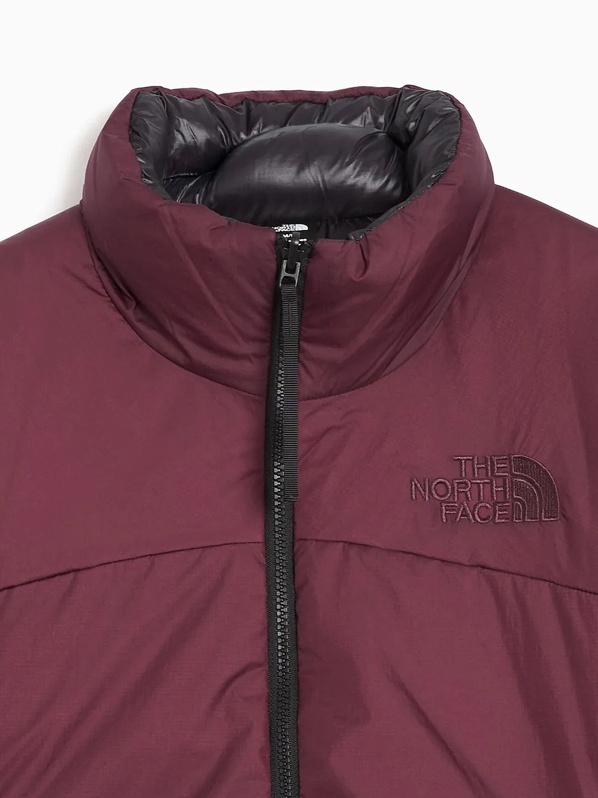 The North Face Pertex Nuptse reversible nylon down jacket - Deepburgundy