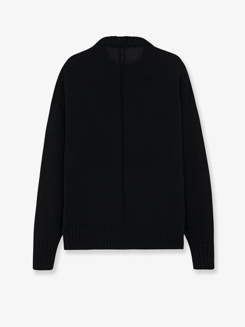 The Row Ophelia wool and cashmere sweater - Black