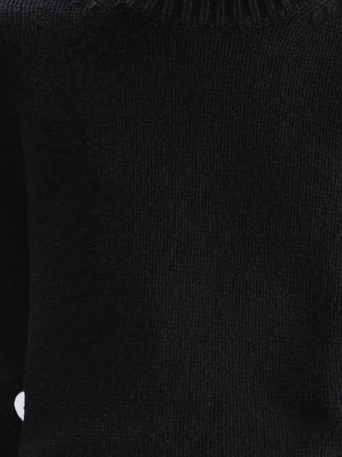 The Row Ophelia wool and cashmere sweater - Black