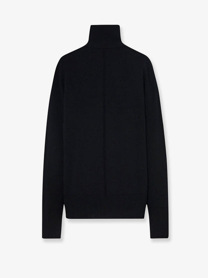 The Row Stepny wool and cashmere blend sweater - Black