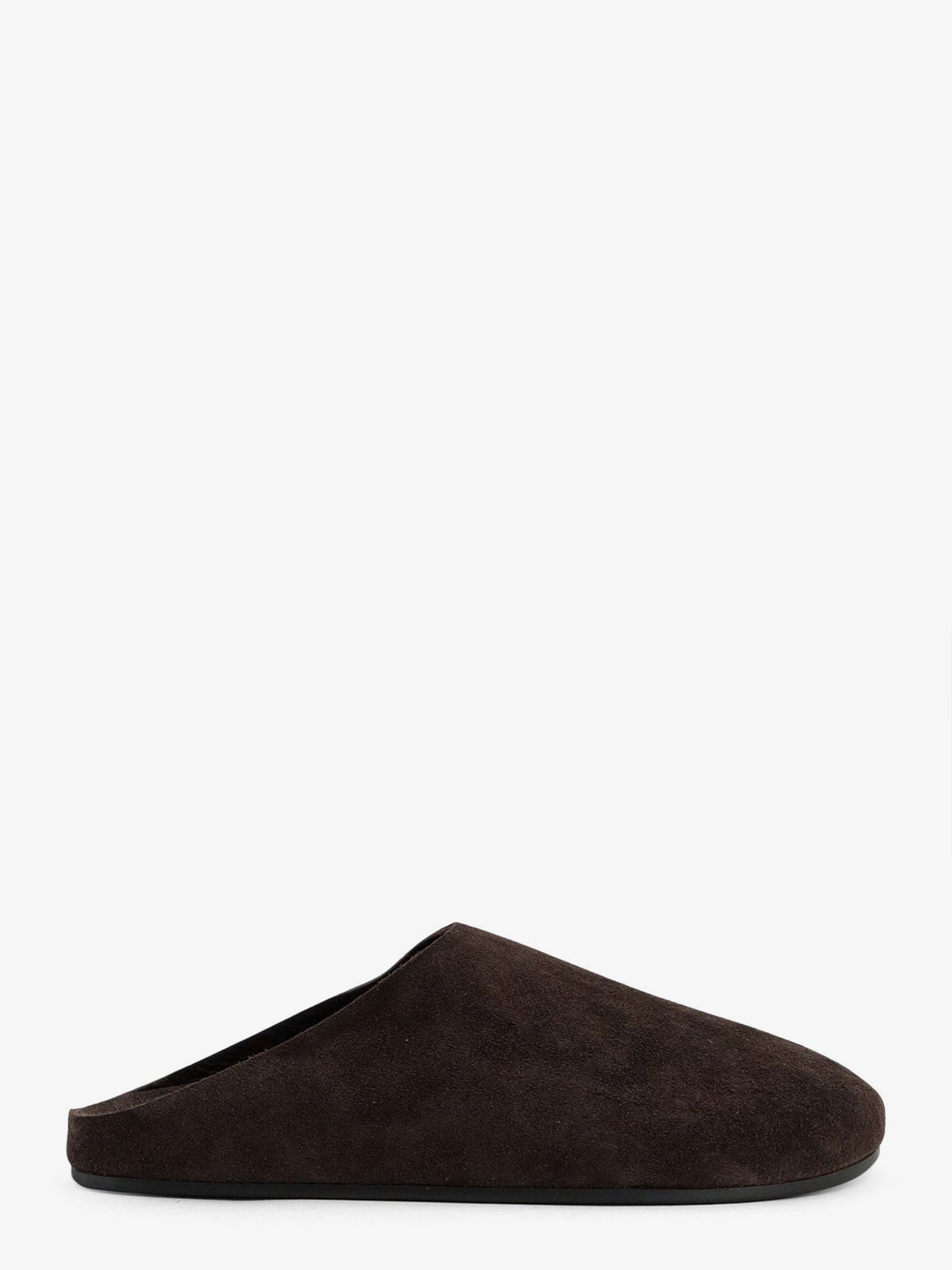The Row Hammered leather sandals - Moka