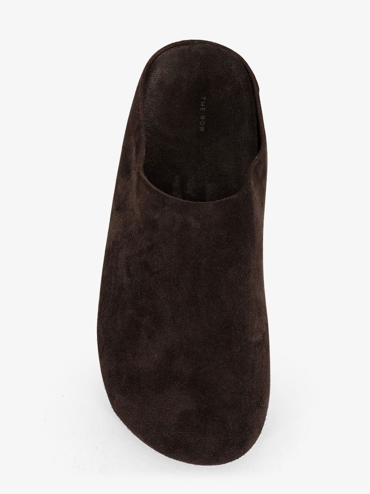 The Row Hammered leather sandals - Moka