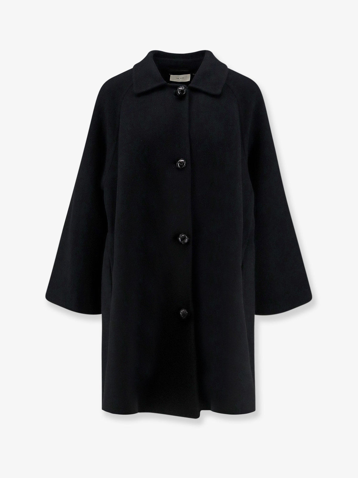 The Row Ina virgin wool and cashmere coat - Black