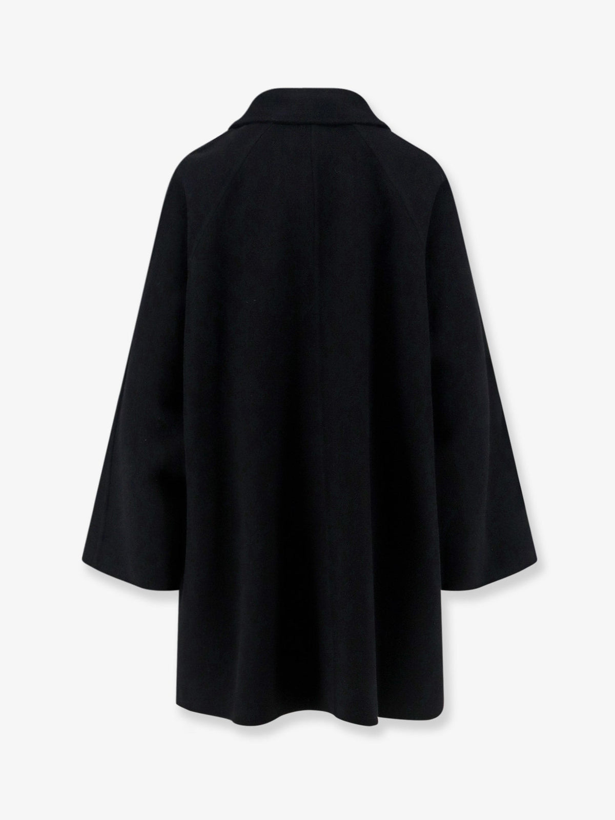 The Row Ina virgin wool and cashmere coat - Black