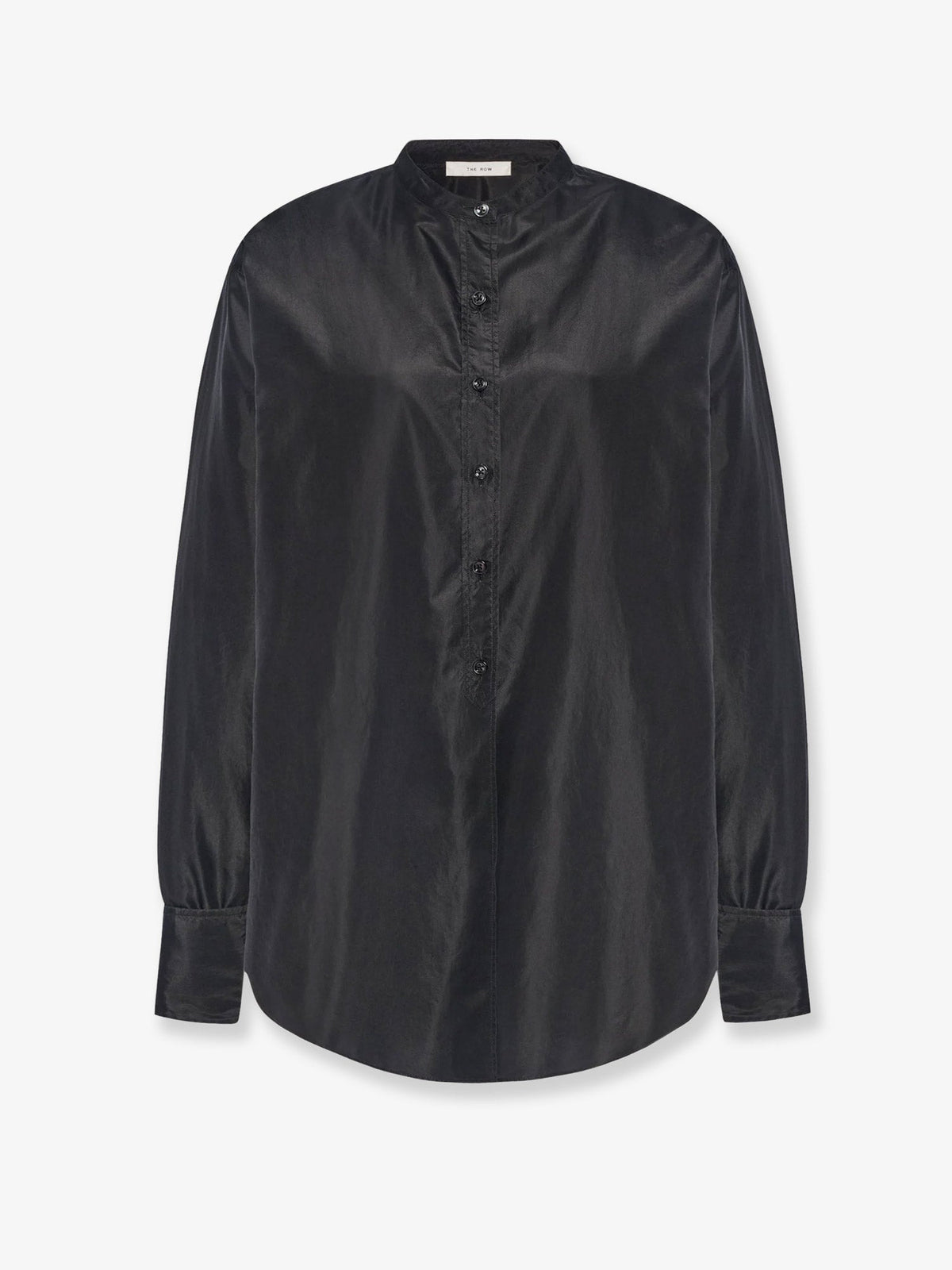 The Row Lula silk shirt - Black