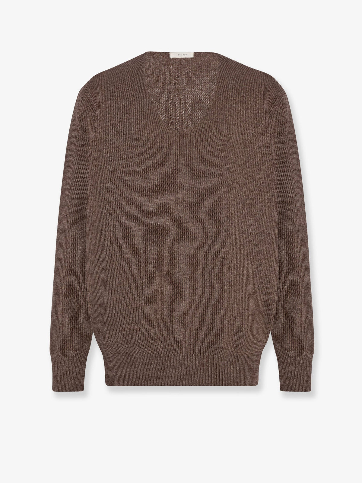 The Row Phef cotton and cashmere blend sweater - Fudge