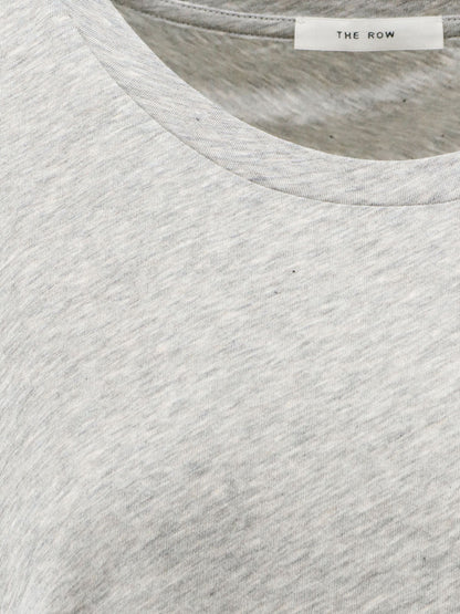The Row Dera cotton T-shirt - Lightgreymelange