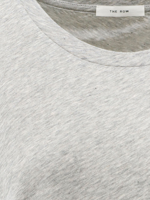 The Row Dera cotton T-shirt - Lightgreymelange