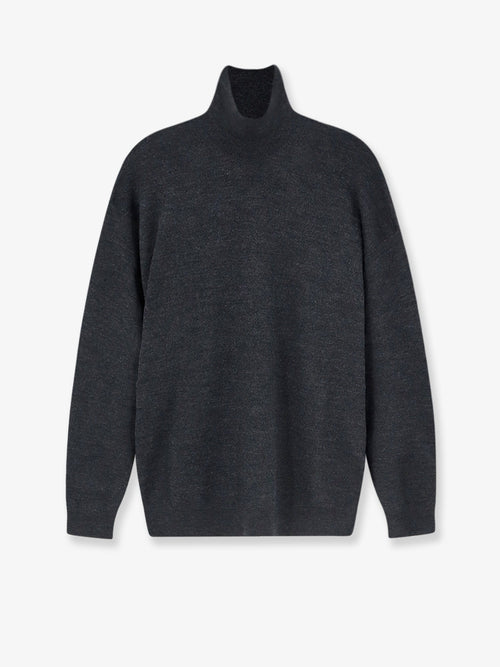 The Row Qabuki wool turtleneck - Charcoalmelange