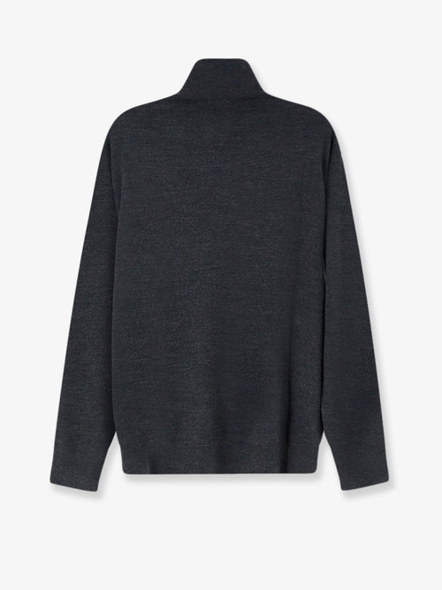 The Row Qabuki wool turtleneck - Charcoalmelange