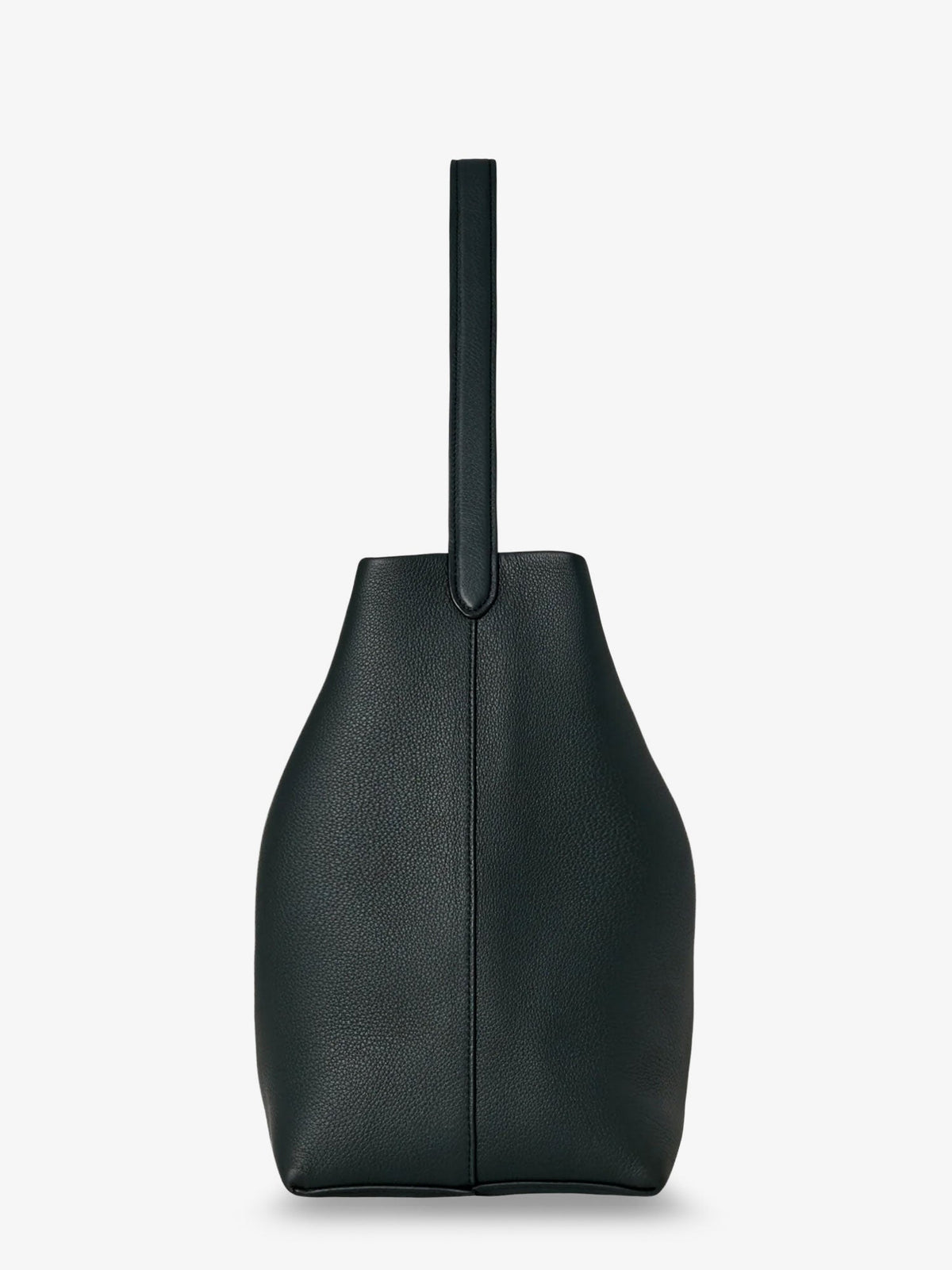 The Row Park Medium leather bag - Darkpine