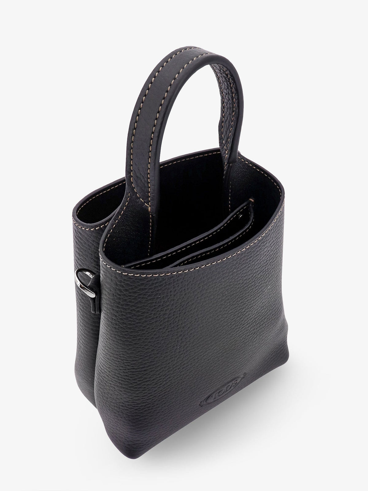 Tod'S Tod's Textured Leather Micro Bag - Nero