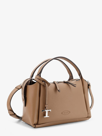 Tod's Apa leather crossbody bag - Cappuccino Argilla