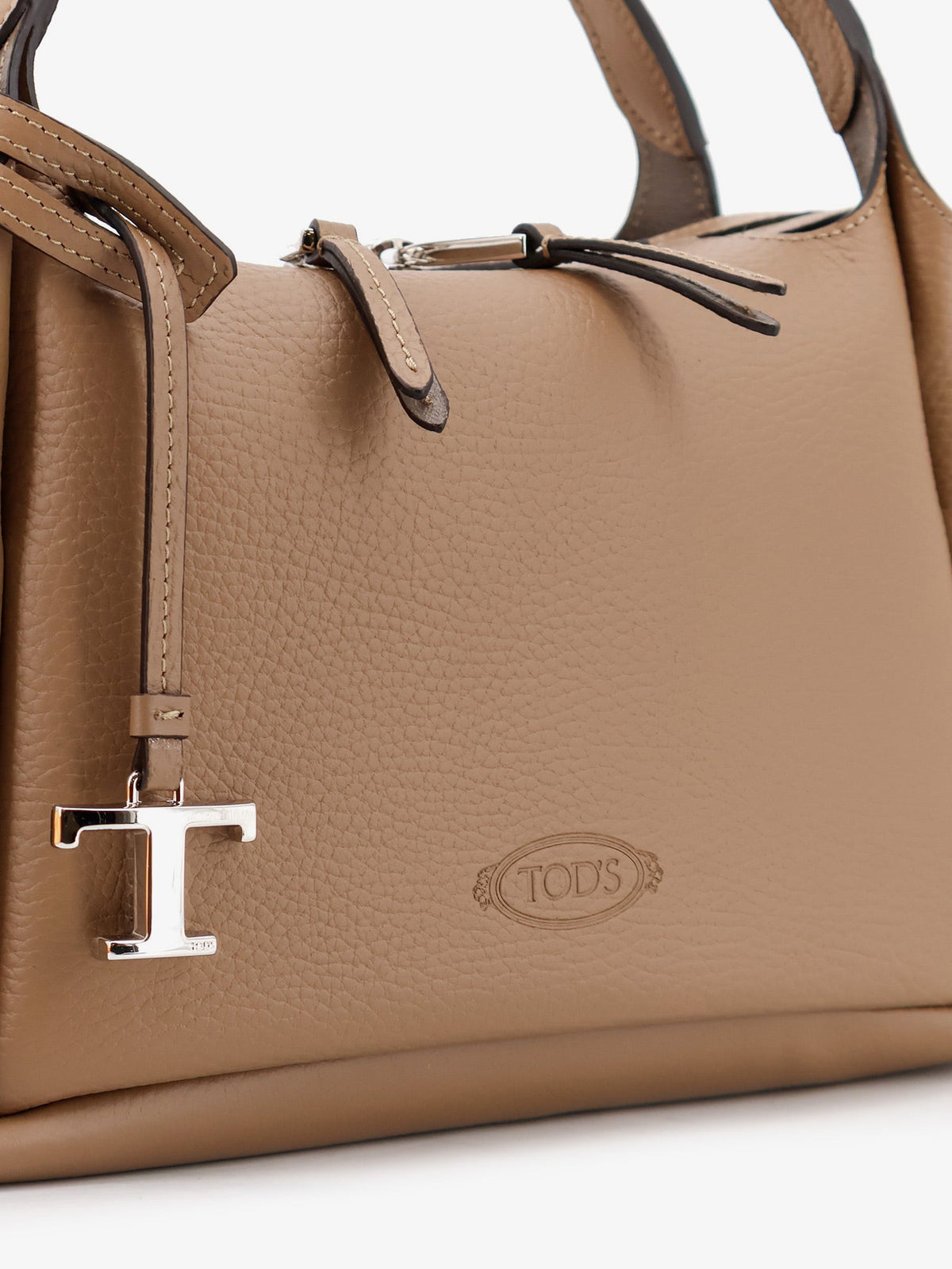 Tod's Apa leather crossbody bag - Cappuccino Argilla