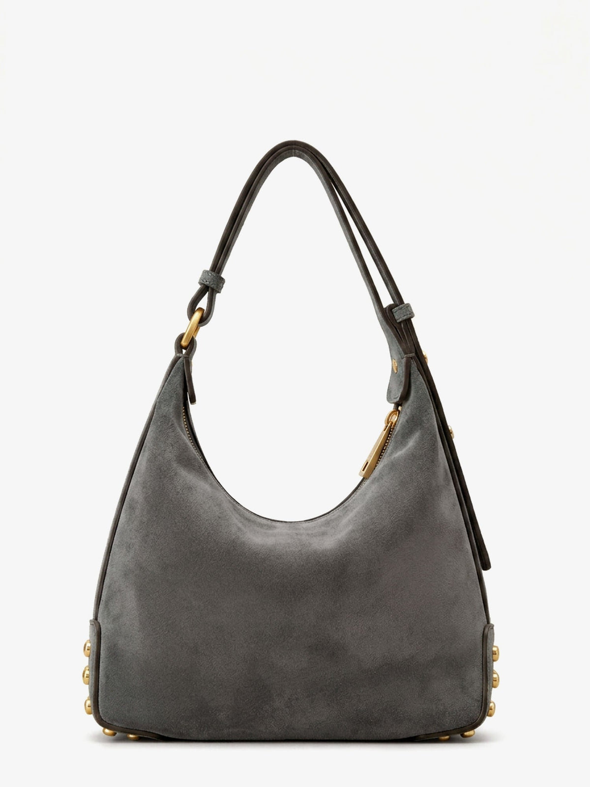 Tod'S Mini Bag Metal Dots suede shoulder bag - Marrone