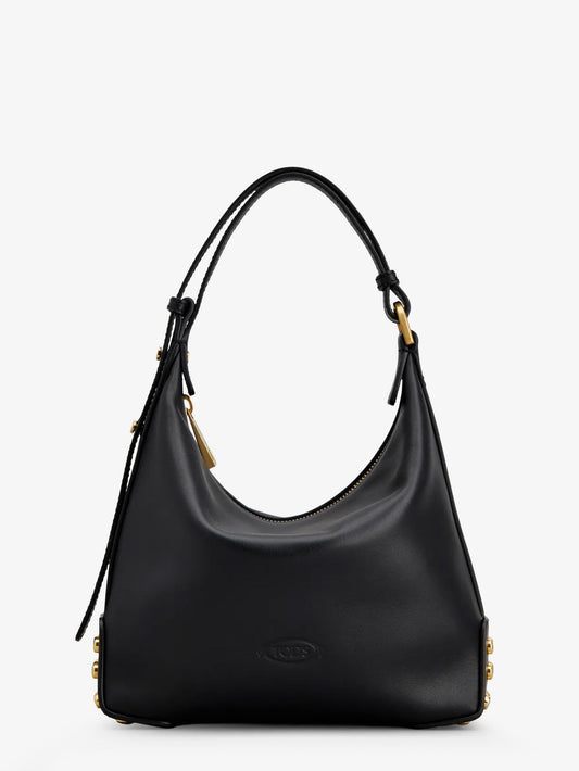 Tod'S Mini Bag Metal Dots Leather Shoulder Bag - Nero
