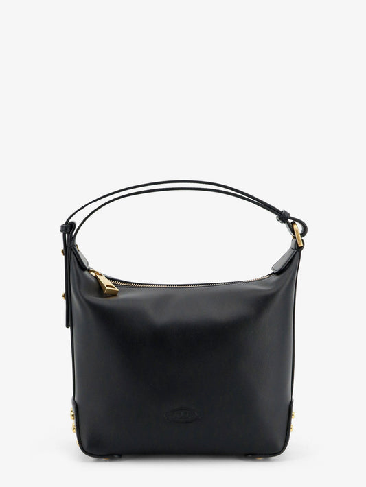 Tod'S Metal Dots Leather Mini Bag - Nero