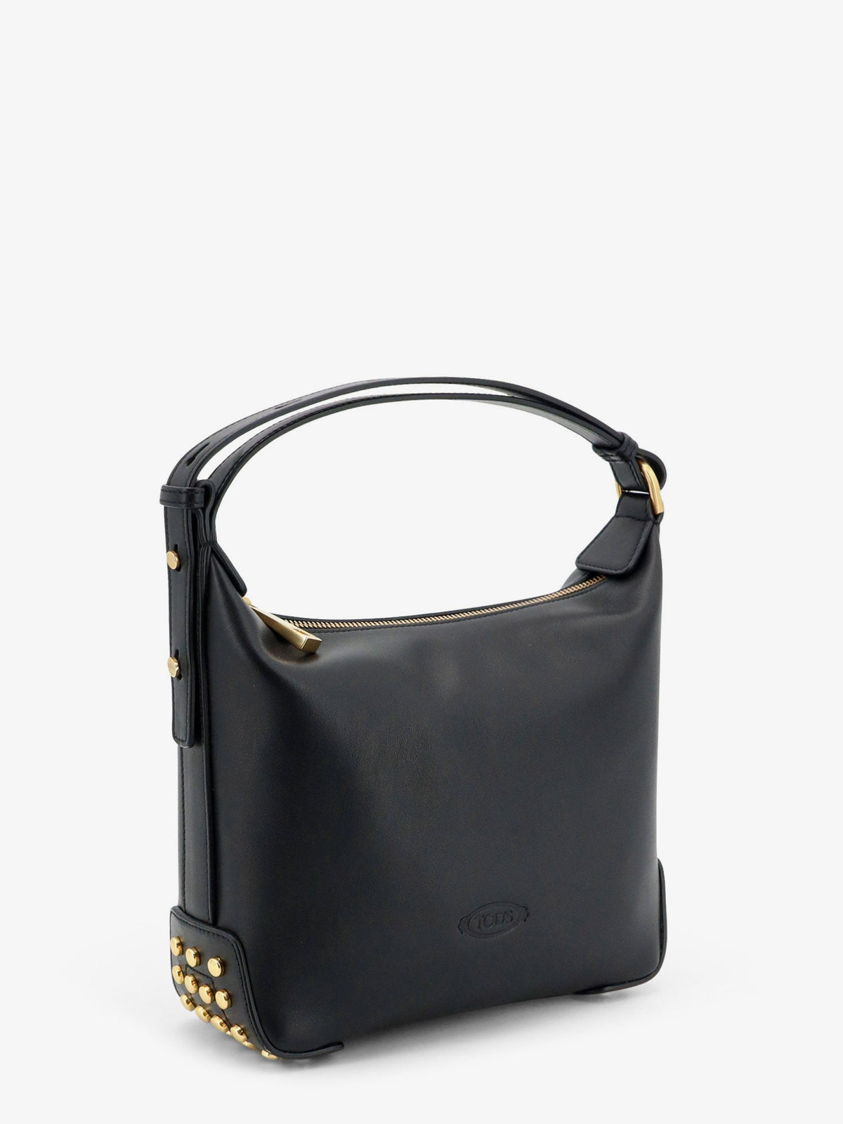 Tod'S Metal Dots Leather Mini Bag - Nero