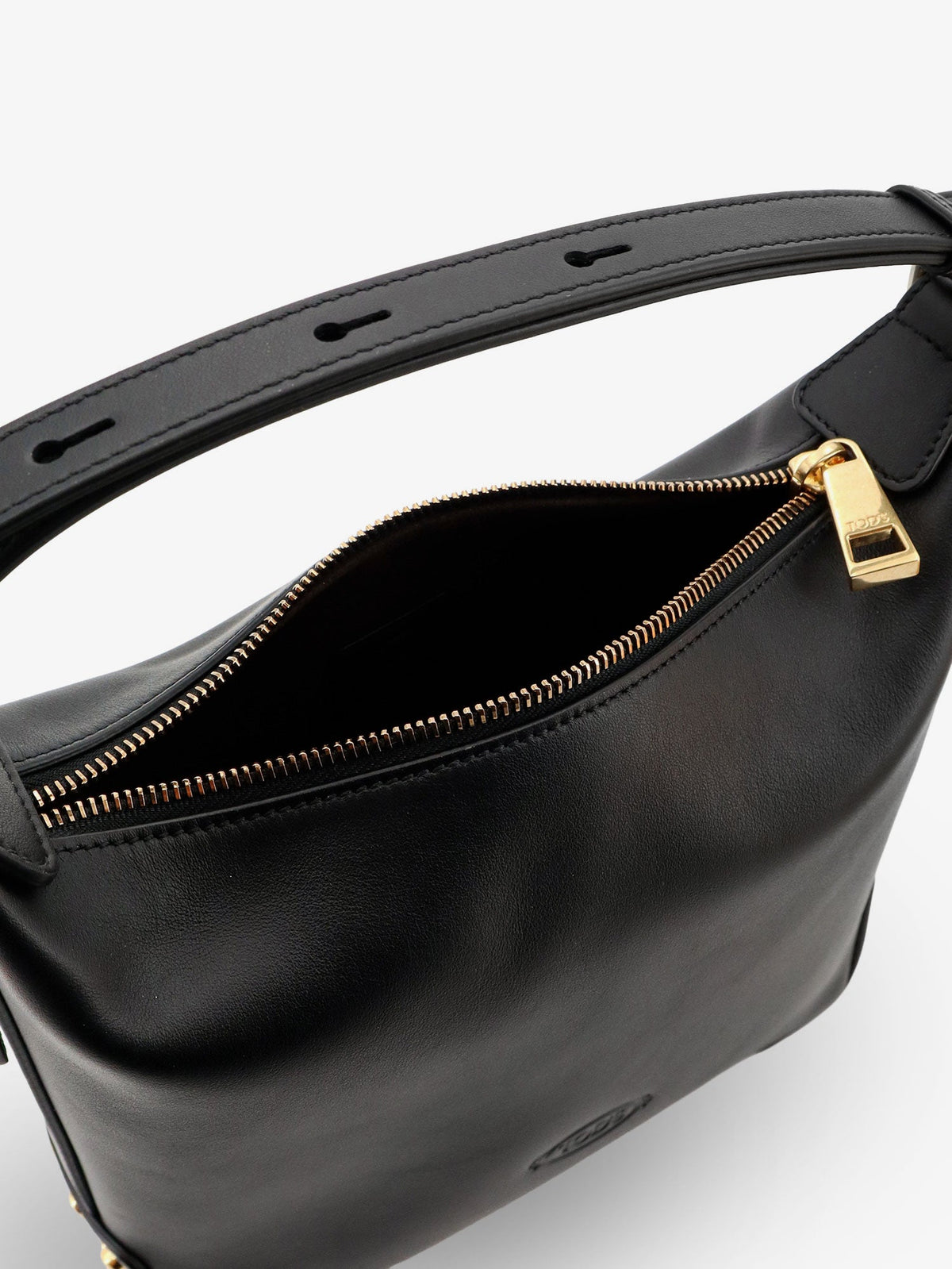 Tod'S Metal Dots Leather Mini Bag - Nero