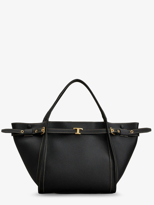 Tod'S Hammered laeather tote bag - Nero