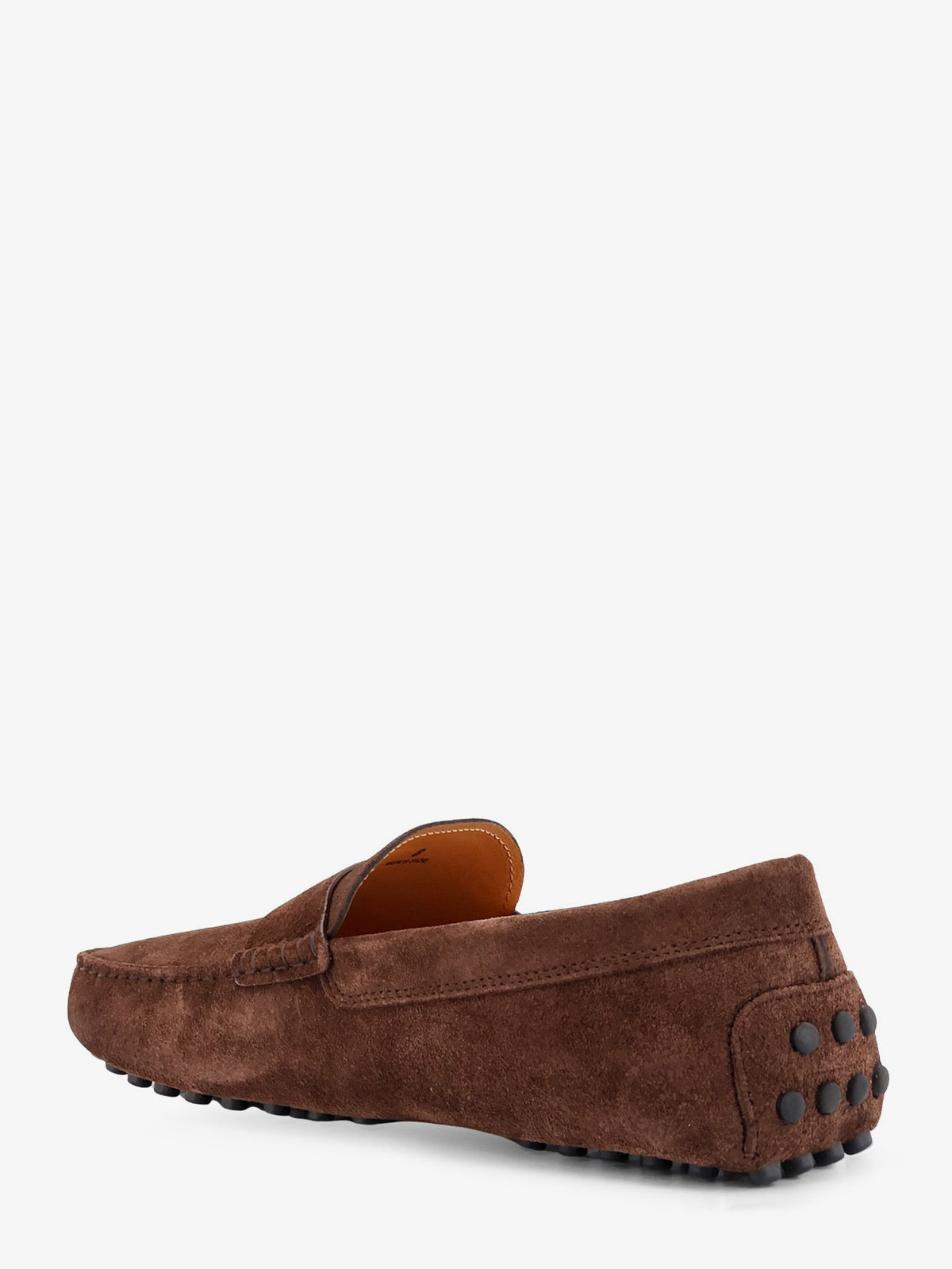 Tod'S Suede loafers with Gommini detail on the back - Marrone