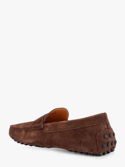 TOD'S - Suede loafers with Gommini detail on the back