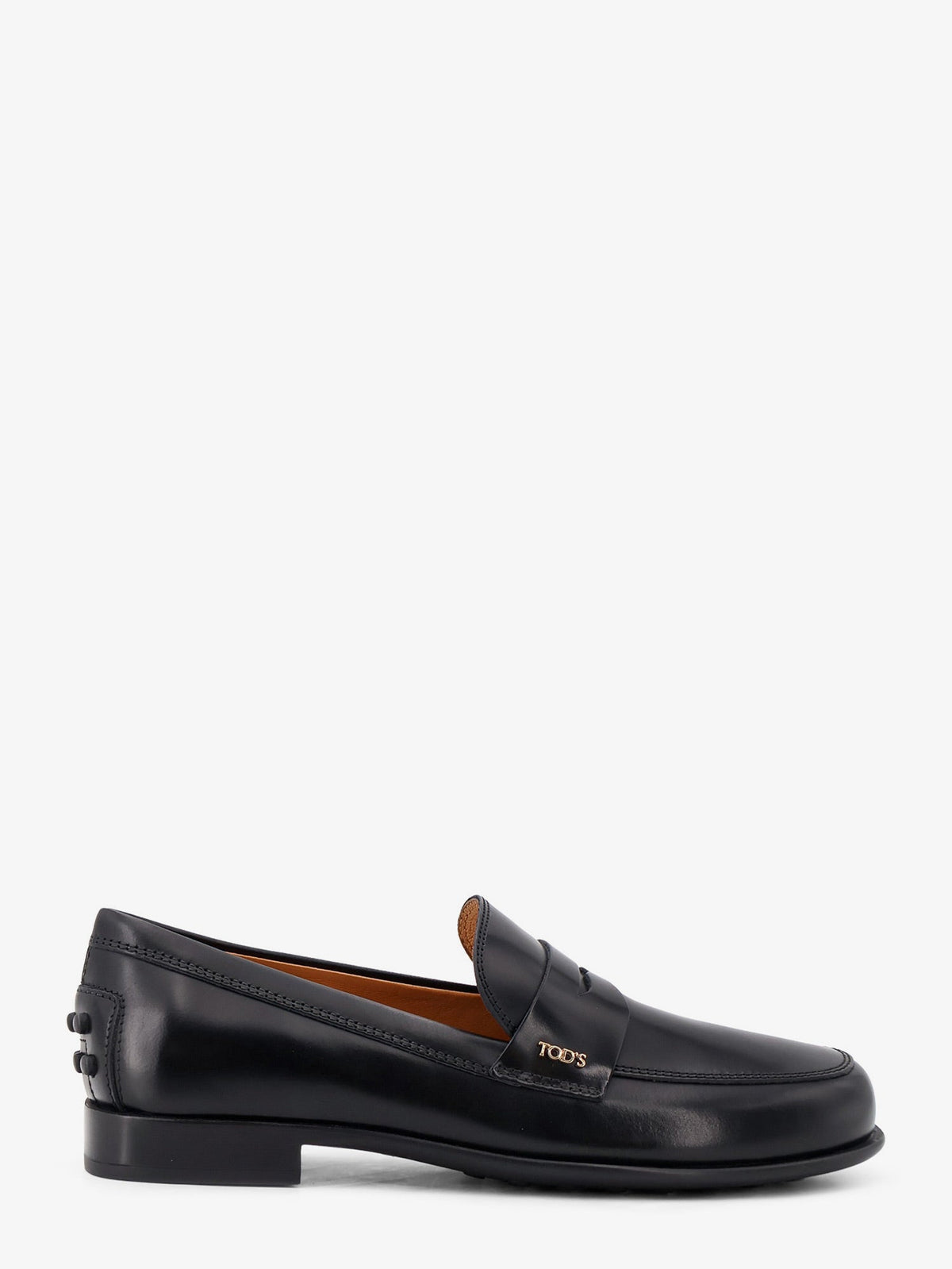 Tod'S Leather loafers with Gommini detail on the back - Nero