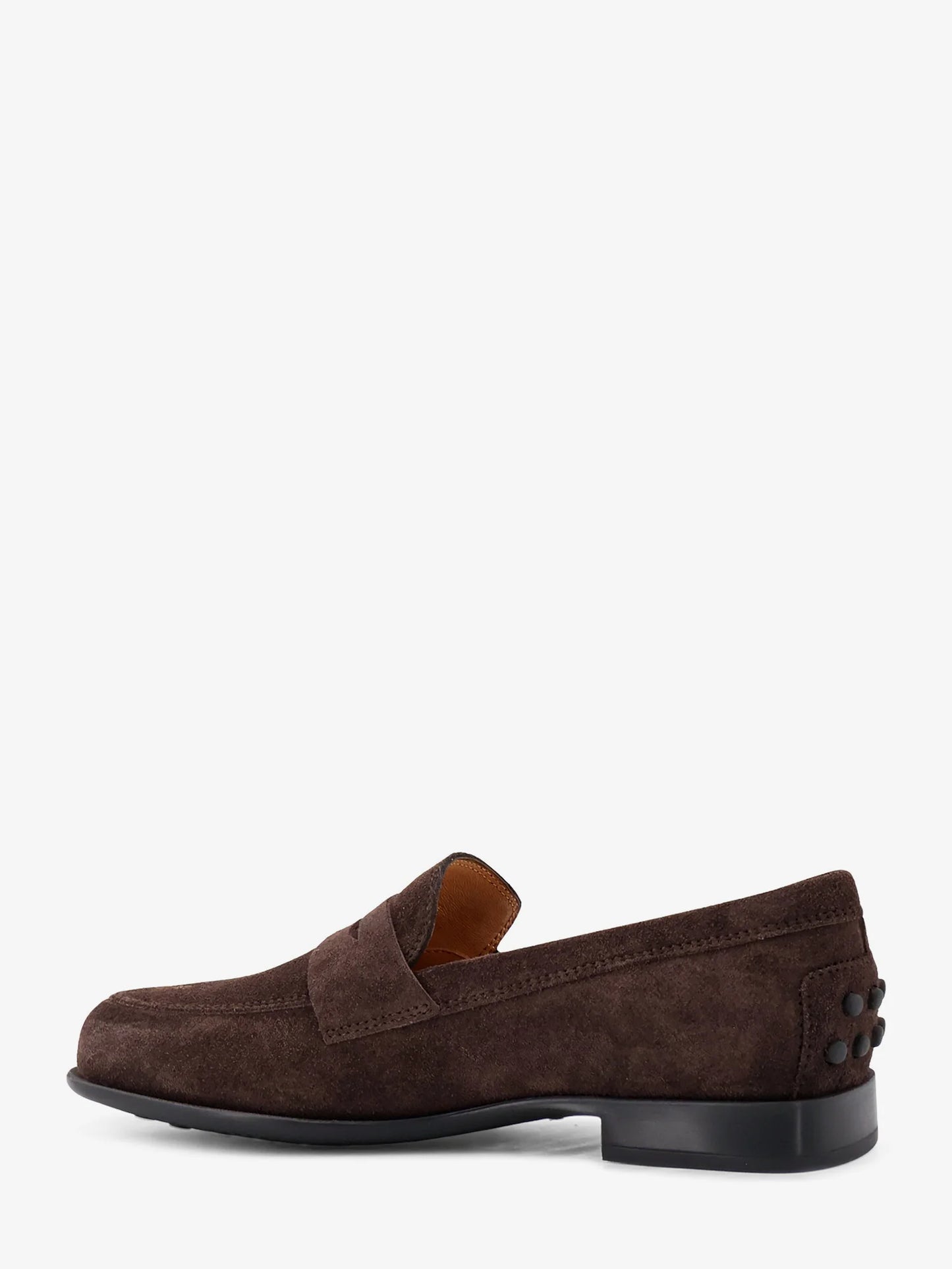 TOD'S - Suede loafers with side logo