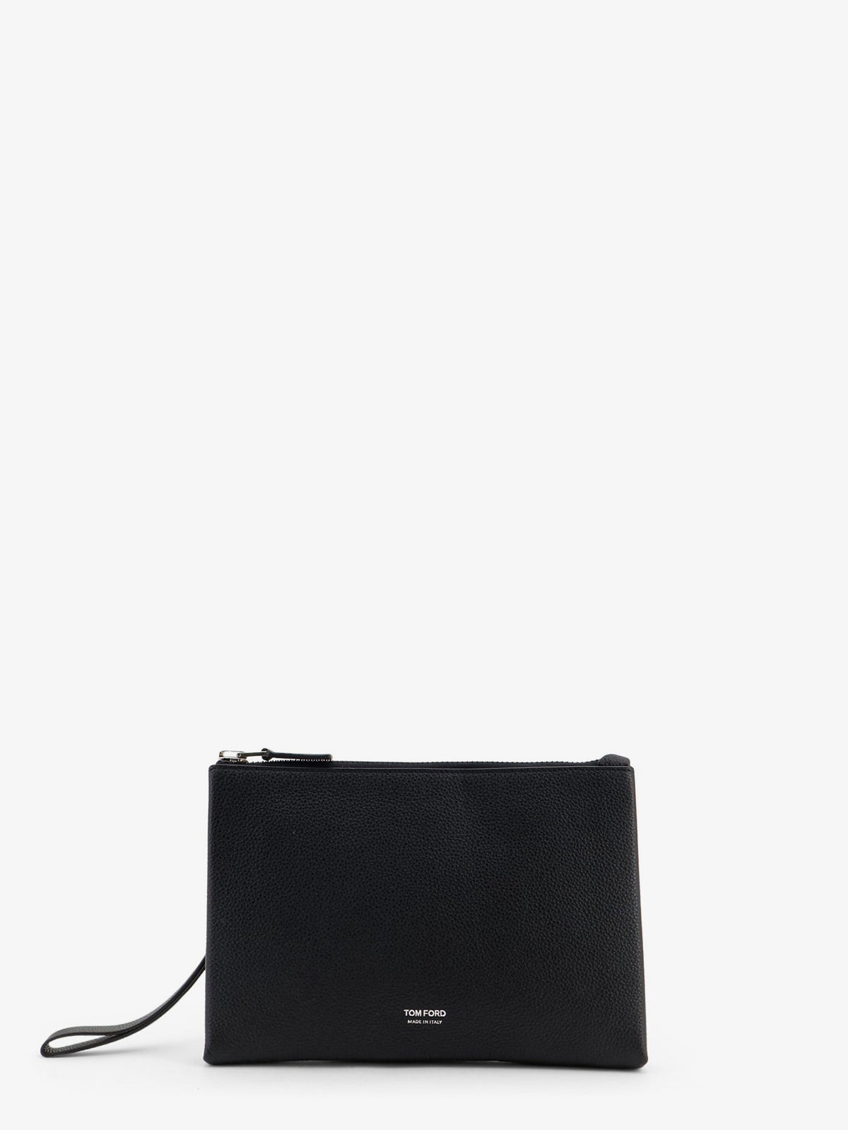 Tom Ford Grainde leather Pochette - Black