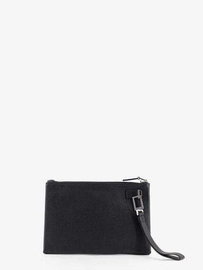 Tom Ford Grainde leather Pochette - Black