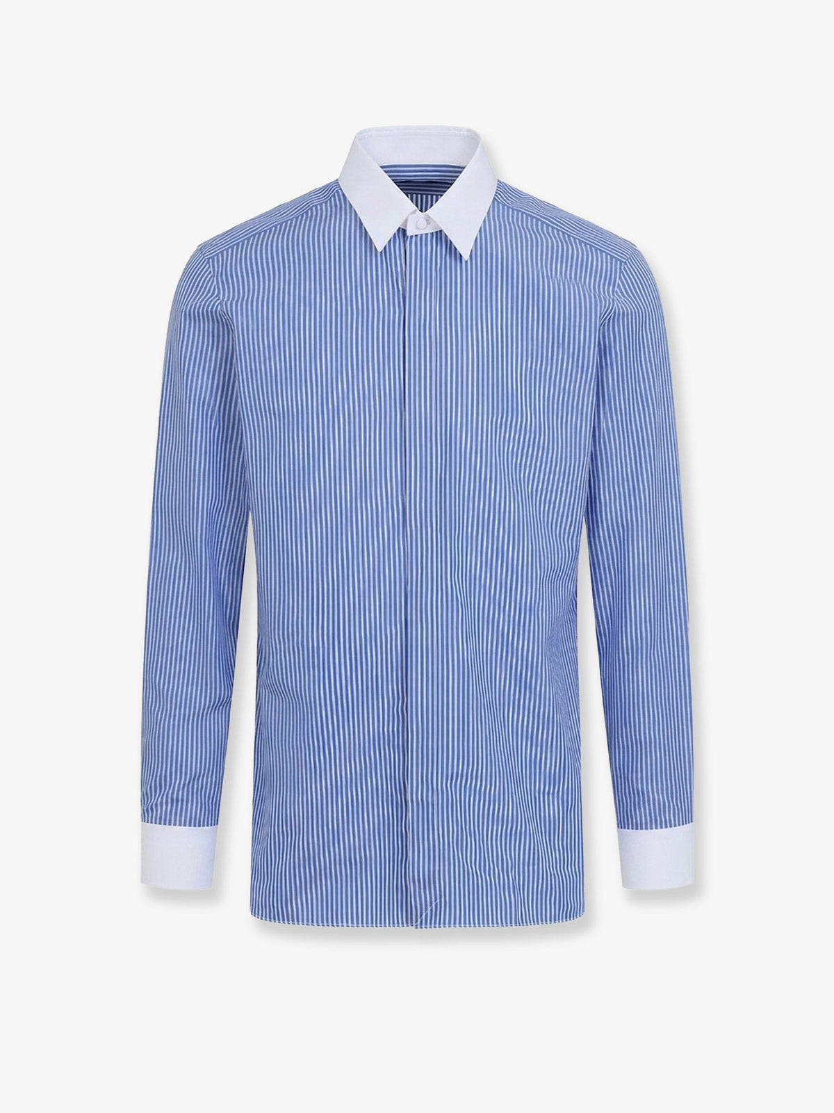 Tom Ford Striped cottton shirt - Comboblue&White