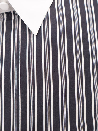 Tom Ford Striped cotton shirt - Black&White