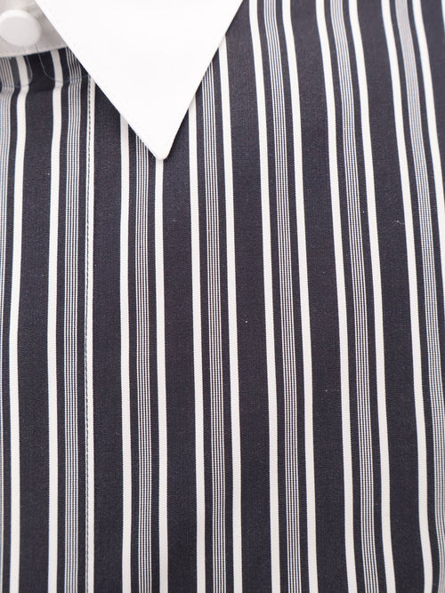Tom Ford Striped cotton shirt - Black&White