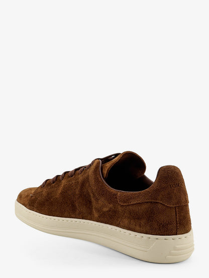 Tom Ford Warwick suede sneakers - Whisky + Cream