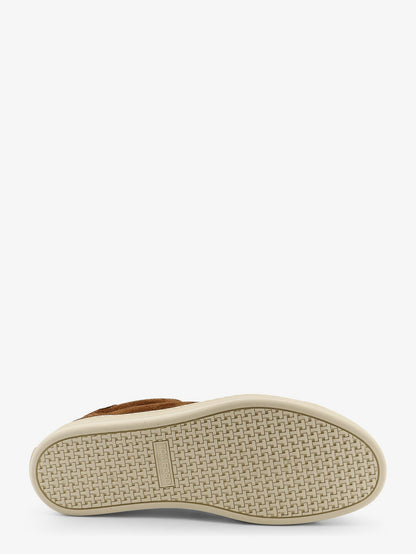 Tom Ford Warwick suede sneakers - Whisky + Cream