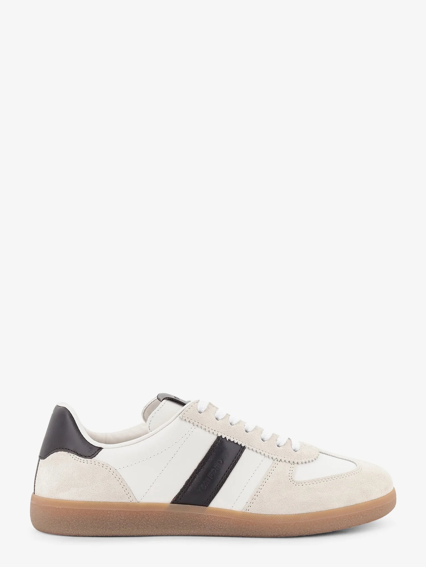 TOM FORD - Archer suede and leather low-top sneakers