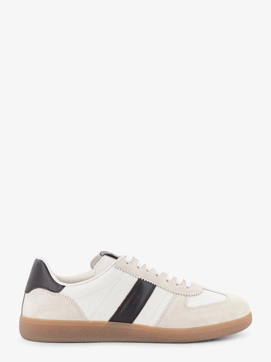 Tom Ford Archer Suede And Leather Low Top Sneakers