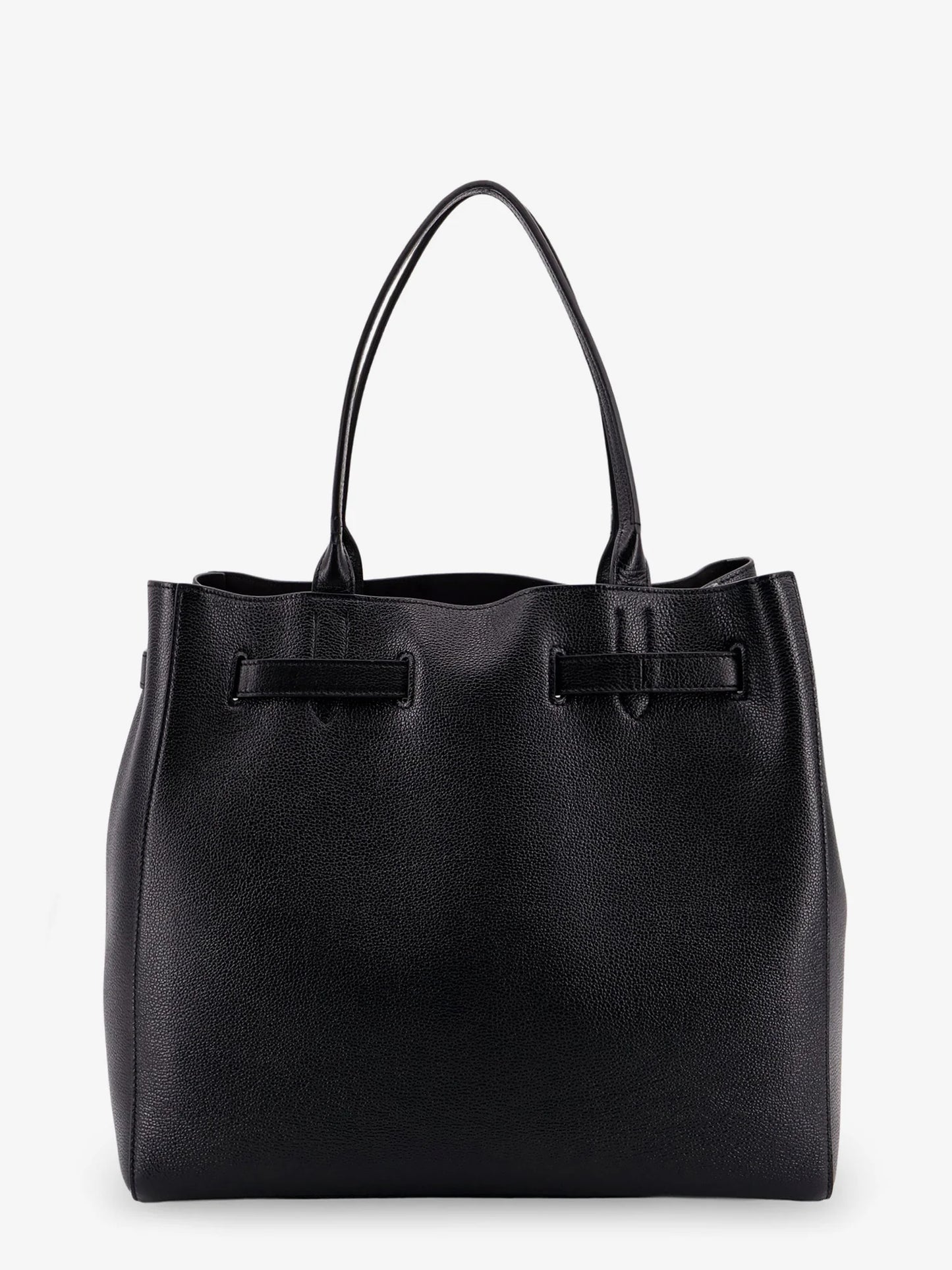 TOM FORD - Leather shoulder bag with logo