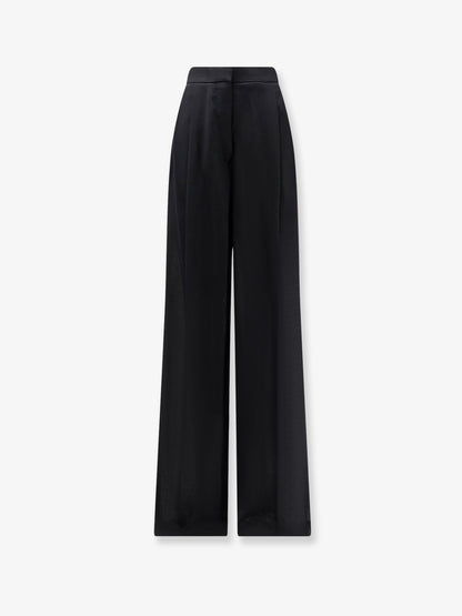 Tom Ford Light Wool Tuxedo Trousers - Black