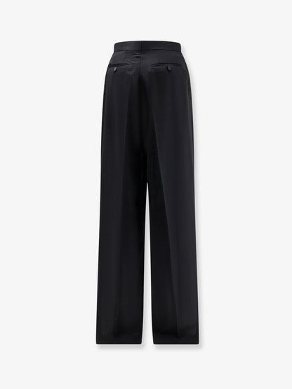 Tom Ford Light Wool Tuxedo Trousers - Black