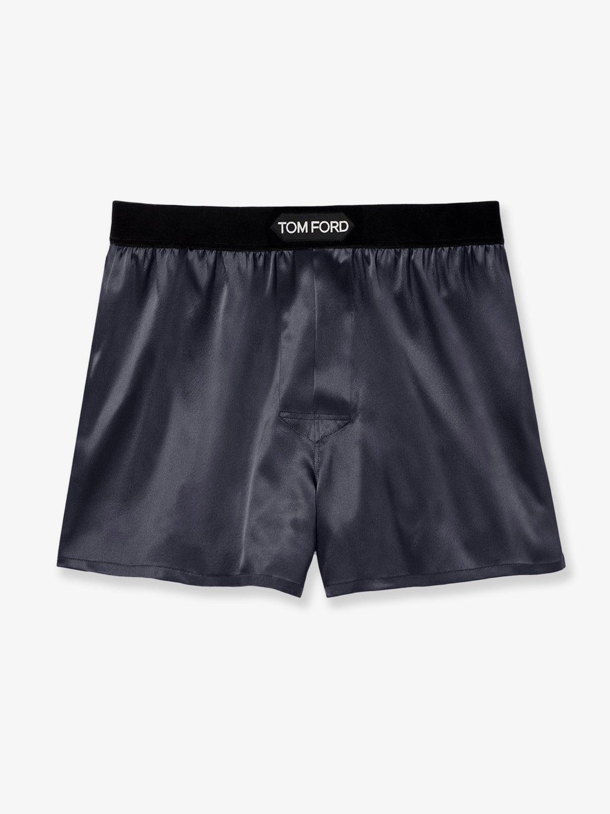 Tom Ford Stretch silk boxer shorts - Darkgrey